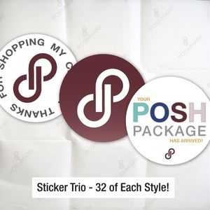 New! Poshmark Sticker Trio (96ct)